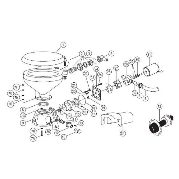 Macerator Pump Plate Gasket image number 0