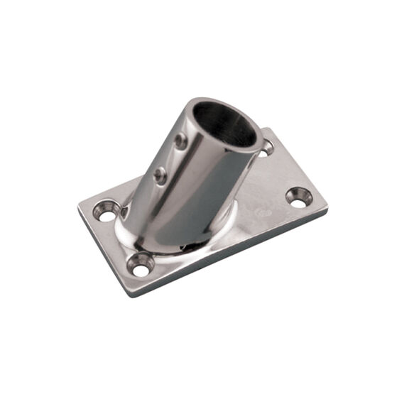 Rectangular Base, 1", 60 Degrees, 316 Stainless Steel image number 0