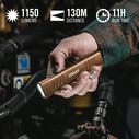 Slayer Pro Rechargeable 1150 Lumen Flashlight, Dune image number 1