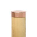 Nautical 9 1/2" Diameter Solid Copper Round Post Cap image number 0