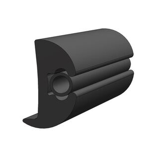 Flexible Rub Rail, Black, 100'