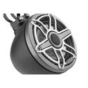 M6-650VEX-Mb-S-GmTi 6.5" Enclosed Coaxial Speakers, Matte Black Enclosure, Gunmetal Trim Ring, Titanium Sport Grille image number 4