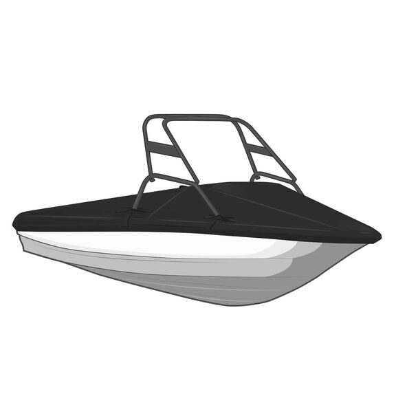 Exact Fit Boat Cover For 2000-2001 Supreme SKY Supreme W/Dolfun Wakeboard Tower- Sharkskin Plus - Sharkskin Blue image number 0