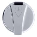 Trinidad Recessed Control Valve Cold Only, Black Cup with Stainless Steel Lid w/Gasket, Chrome Trinidad Handle image number 4