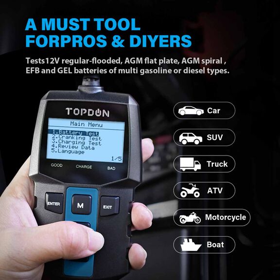 12V Battery & System Tester image number 4