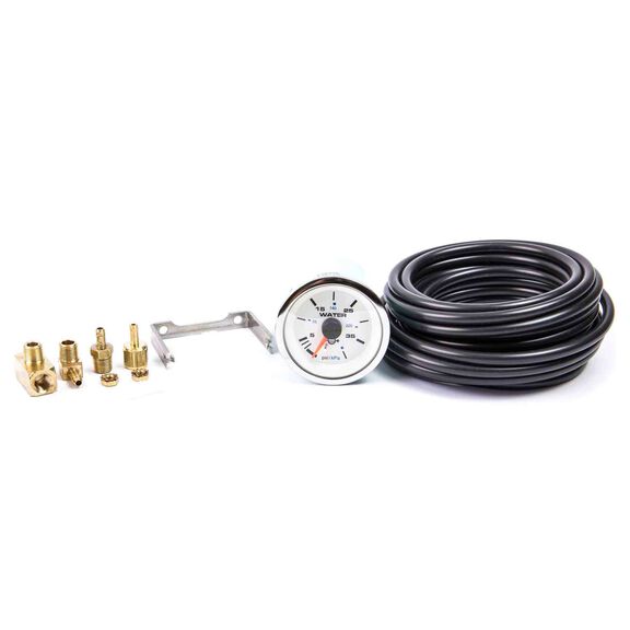 White Premier Pro Series Water Pressure Gauge Kit, Outboard image number 0