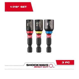 SHOCKWAVE Impact Duty&trade; 1-7/8" Magnetic Nut Driver Set, 3 Piece