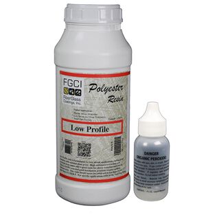 Low Profile PolyEster Resin, Quart Kit