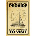 A Place for Sailboats to Visit Poster, Parchment image number 0