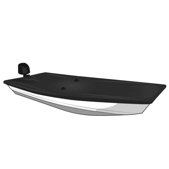 Select Fit Boat Cover for Aluminum Jon Boat - 15ft6in-16ft5in BEAM 75in- Sharkskin Plus - Sharkskin Blue image number 0