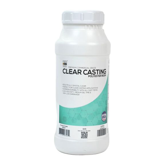 Clear Casting PolyEster Resin, Quart Kit image number 0