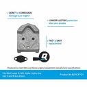 821631Q1 Aluminum Gimbal Housing Anode for MerCruiser Drives image number 2