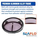 SEAFLO 02-Series 19" Black Aluminum Circular Deck Hatch image number 3