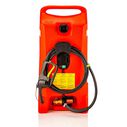 14 Gallon Powered Portable Fuel Tank with Extra Cables (Alligator Clips) image number 1