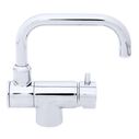 Aidack Folding Faucet, Hot/Cold Mixer, Angled Spout, Chrome image number 5