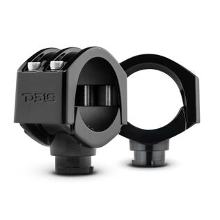 3", 2.75", 2.5" and 2.25" Clamp and Clamp Adapters for Tower Speakers, Black (Single)