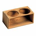 Teak 2-Drink Rack image number 0