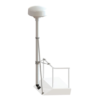 8' Pole with 48" Standoff and 1" Rail Kit