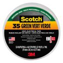 Scotch&reg; Vinyl Electrical Tape 35, 3/4" x 66', Green image number 0