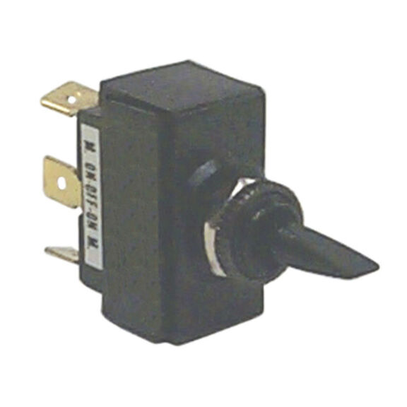 Toggle Switch,  Mom On-Off-Mom On, SPDT image number 0
