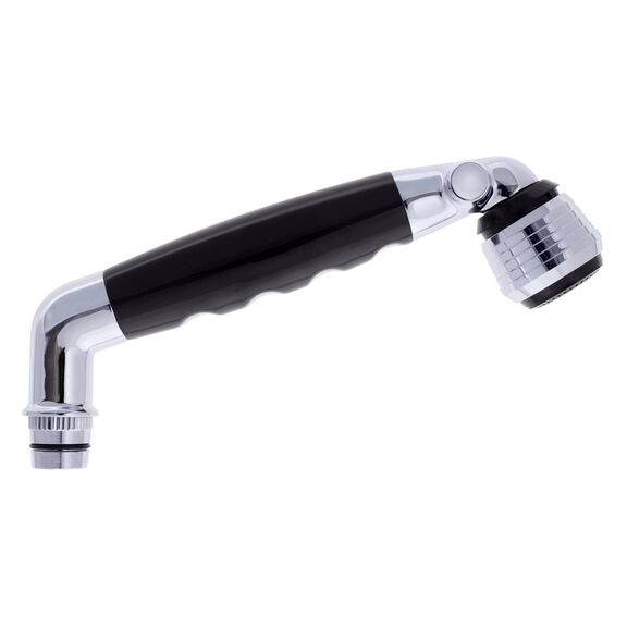 Classic Sprayer for Faucet, 15/1-M w/Locking Teeth Chrome/Black image number 1