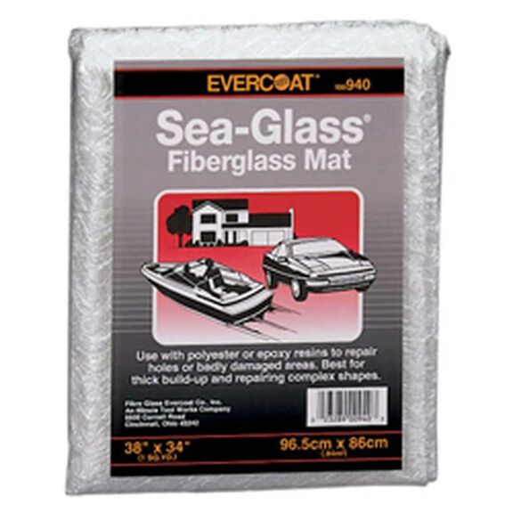 Sea-Glass Fiberglass Mat, 38"W x 90"L image number 0