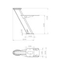 33" Extended Dual Mount Pre-Drilled for Most Closed Dome Radars, Top for Satellite Domes (Top Plate Required) image number 1