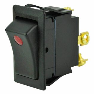 Rocker Switch, One LED, Off/On, SPST