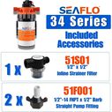 SEAFLO 34 Series 12V Water Pressure Diaphragm Pump, 1.6 GPM, 100 PSI image number 7