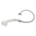 Deck-Mount Sprayer Small Warm White Sprayer No Hook w/Elbow, 6' Stainless Steel Hose, Low Profile Holder image number 1