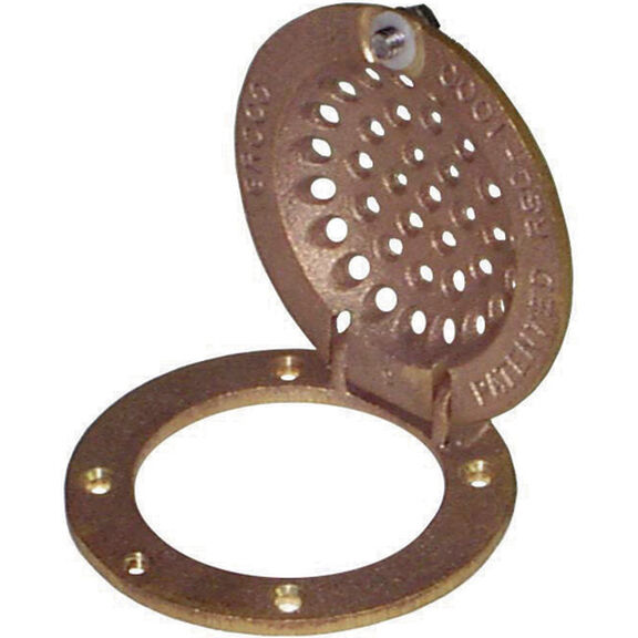 Bronze Round Strainer for 1" Max. Thru-Hull image number 0