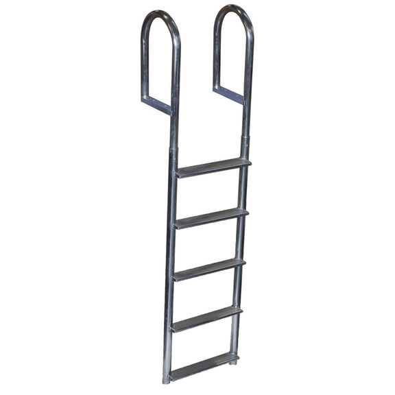 Dock Ladders, Fixed, WIDE Step Welded, Aluminum image number 0