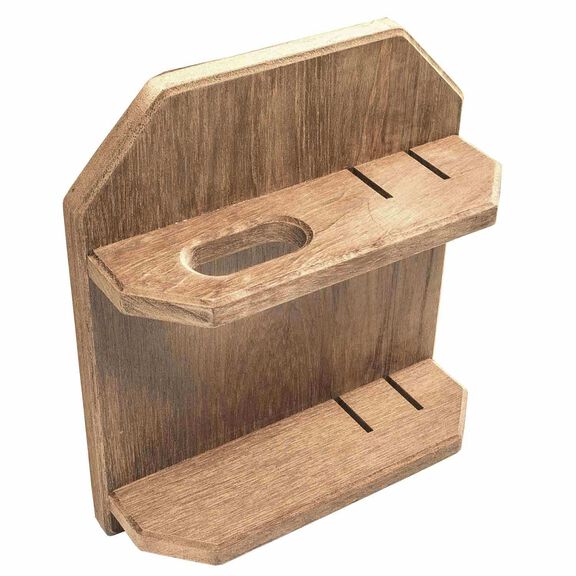 Teak Knife and Plier Holder image number 0
