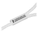 3/8" x 15' Dock Line, Solid Braid MFP, White image number 1