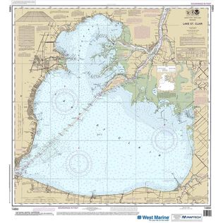 Maptech&reg; NOAA Recreational Waterproof Chart-Lake St. Clair, 14850