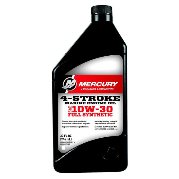 SAE 10W-30 Full Synthetic 4-Stroke Marine Engine Oil image number 0