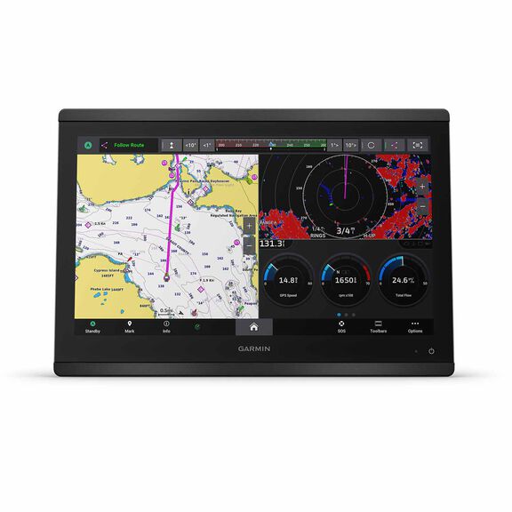 GPSMAP&reg; 8616xsv Multifunction Display with US and Canada Navionics+ Charts image number 3