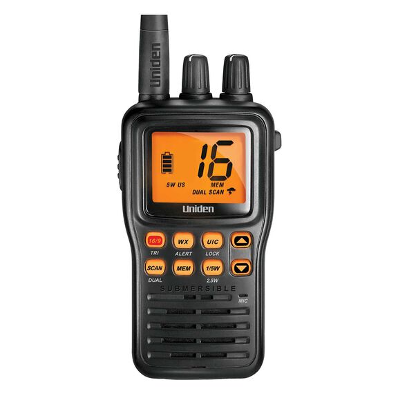 MHS75 5W Submersible Handheld VHF Radio image number 1