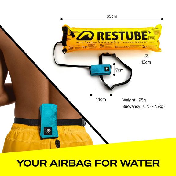 Restube Active One-Pull Inflatable Safety Buoy Icemint image number 4