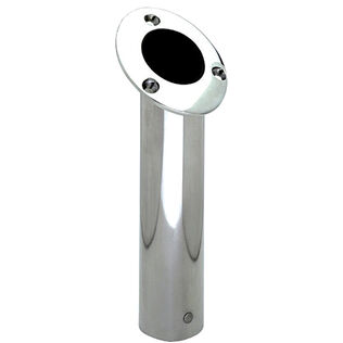 Stainless Steel 30&deg; Flush Mount Rod Holder