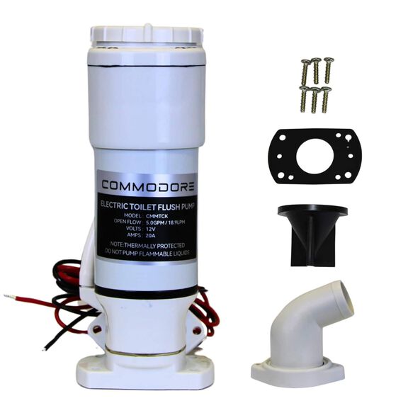 COMMODORE CMMTCK Manual to Electric Marine Toilet Conversion Kit &ndash; 12V, Built-In Macerator image number 5