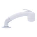 Deck-Mount Sprayer Small Arctic White Sprayer No Hook w/Elbow, 6' Stainless Steel Hose, Low Profile Holder image number 2