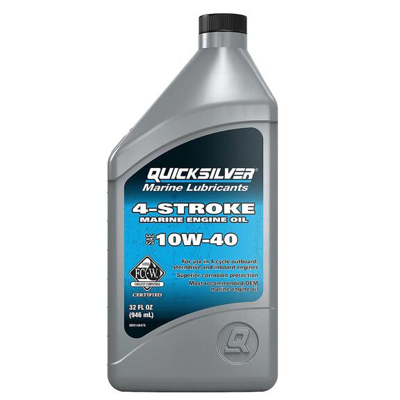 10W-40 Marine Engine Oil, 1 Quart image number 0