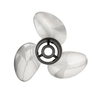 Quicksilver Q3 16" Diameter X 11" Pitch, 3-Blade Stainless Steel Propeller, Right Hand Rotation, High Polished Finish