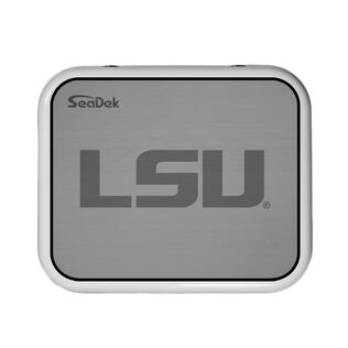SeaDek Cooler Pad - Collegiate Collection - Fits YETI Roadie 24 - Storm Gray / Black, LSU