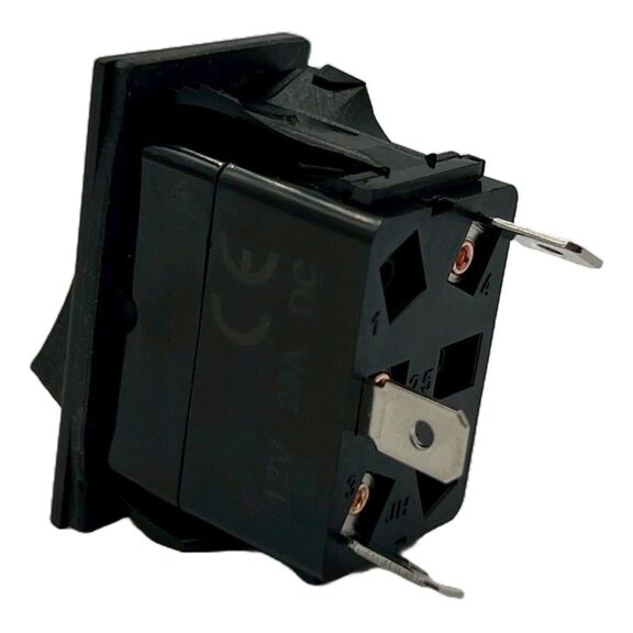 Rocker Switch, One LED, Off/On, SPST image number 0