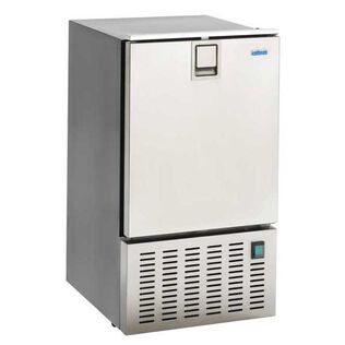 White Ice Maker, Stainless Steel Door