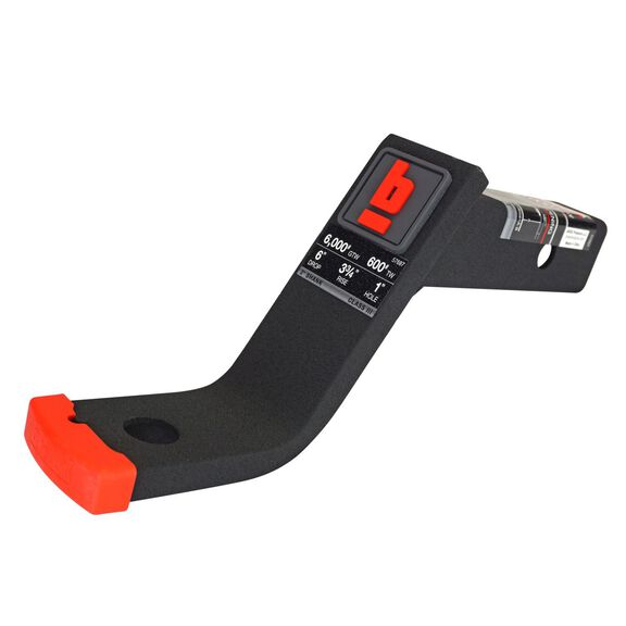 Trailer Ball Mount 2" Shank 6" Drop - Brok Design 6000 HD image number 0
