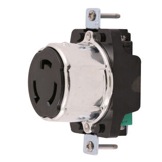 Hubbell Marine Locking Receptacle, 63A 230V, 1 Phase