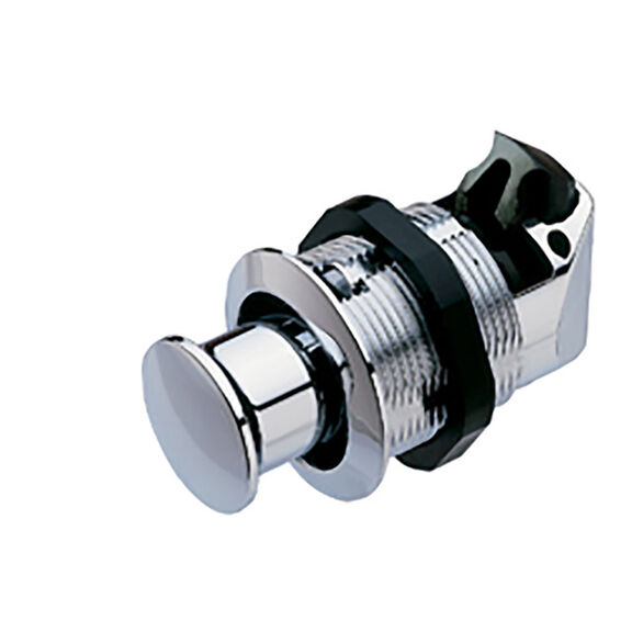 M1-2A Pop-Out Knob Latches, Flush Mount, Chrome-Plated Plastic image number 0